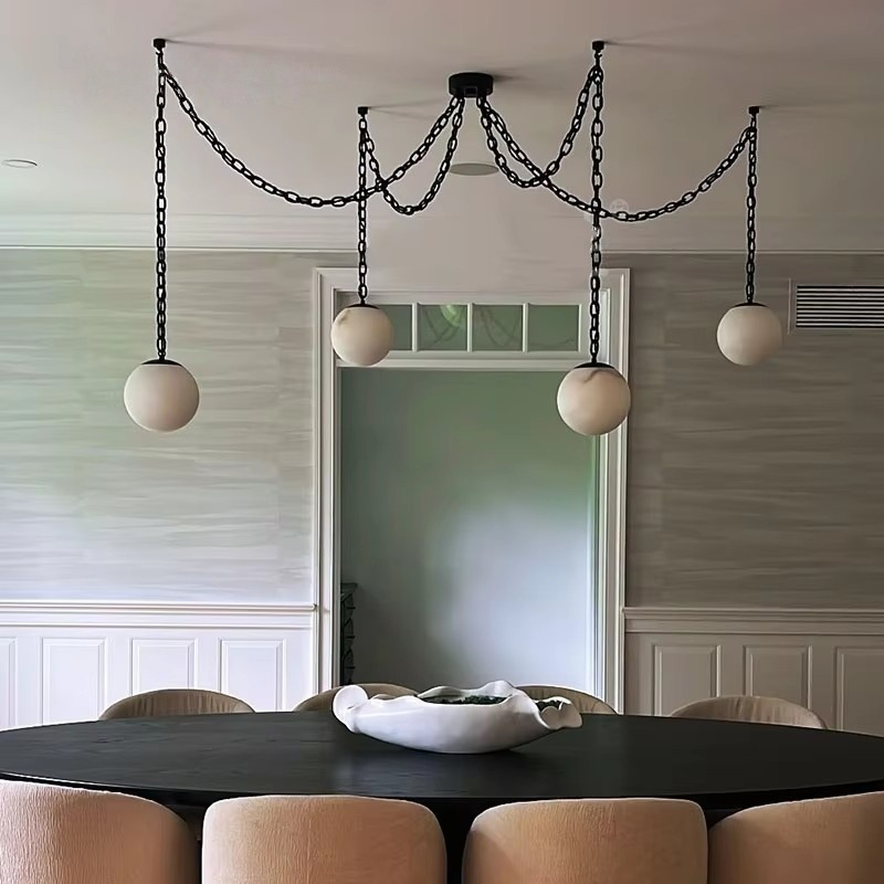 Home Bathroom Lighting Design - French Retro Bedroom Bar Counter Restaurant