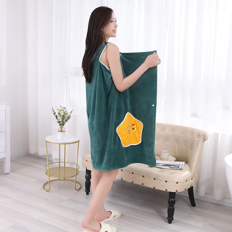 Wearable Microfiber Bathrobe W - Home Bathroom With Sauna ulasan dan harga