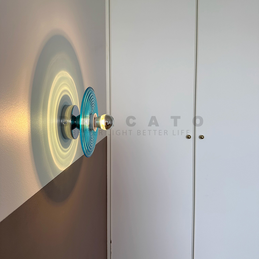 Water Ripple Glass Wall Lamp D - Home Bathroom Lighting Design ulasan dan harga