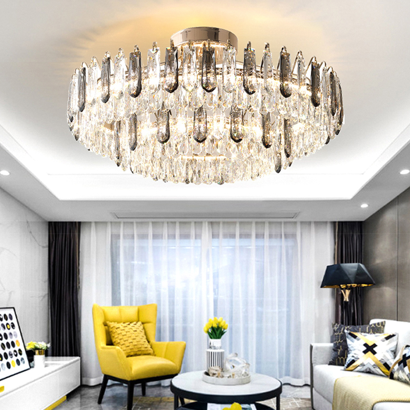 Modern Designer Crystal Ceilin - Home Bathroom Design Ideas ulasan dan harga