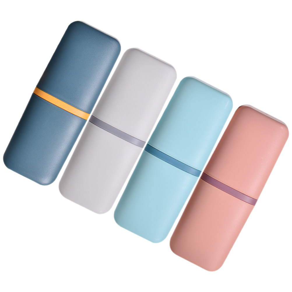 4Pcs Portable Toothbrush Organ - Toothbrush Holder Set ulasan dan harga