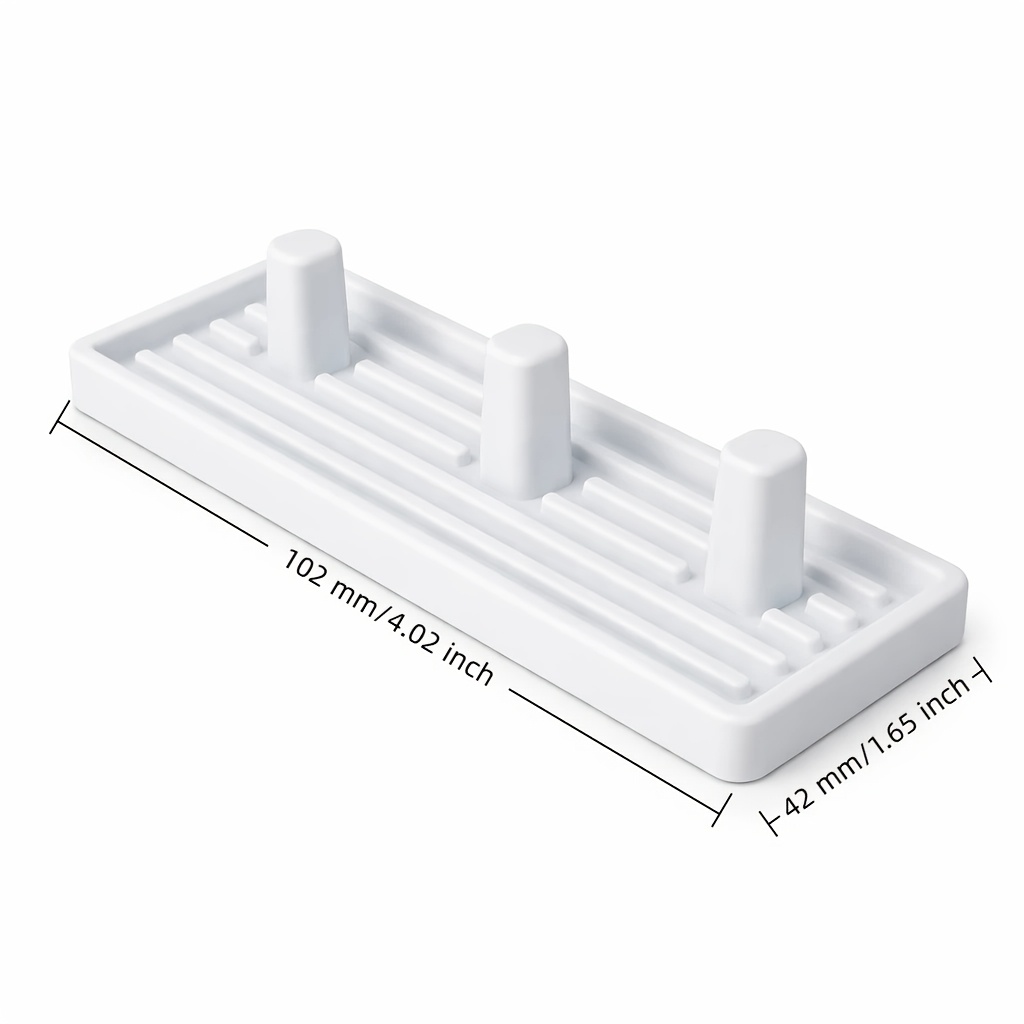 3-Slot Plastic Toothbrush Hold - Toothbrush Holder Set ulasan dan harga