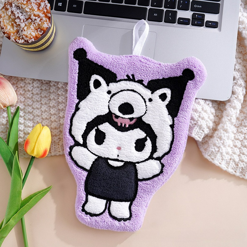 1/4 Pcs Soft Thick Sanrio Kuro - Home Bathroom Essentials ulasan dan harga