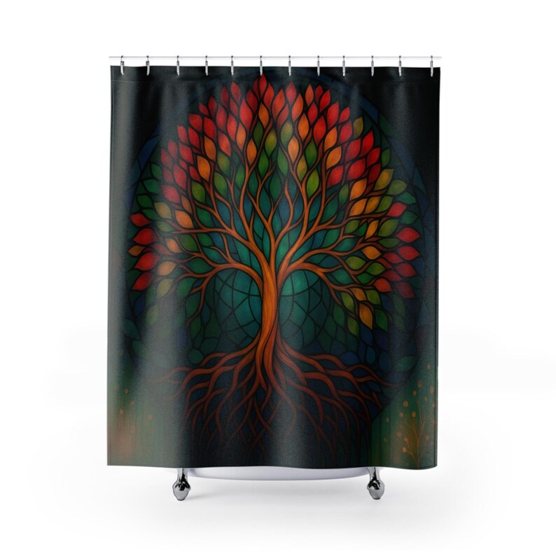 Bohemian Tree of Life Shower C - Home Bathroom Design Ideas ulasan dan harga