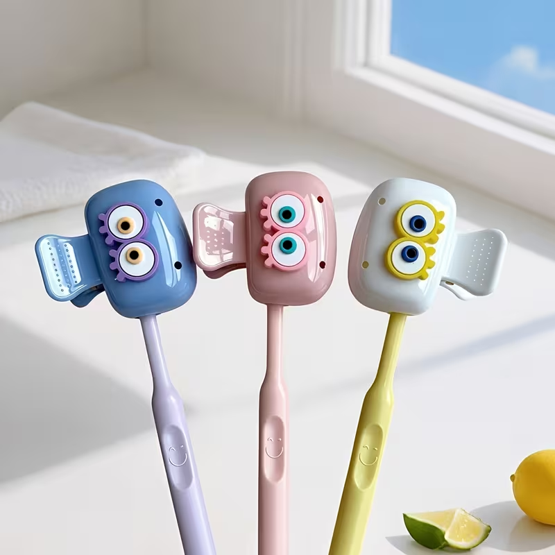 3 pieces of cute eye-shaped to - Toothbrush Holder Set ulasan dan harga