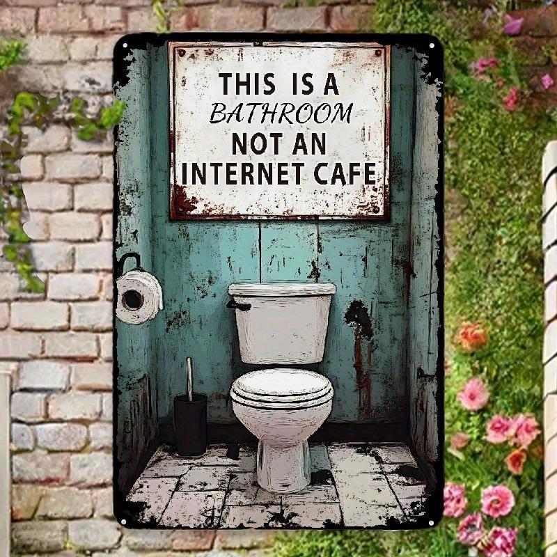 Funny Sarcastic Iron Bathroom  - Home Decor Bathroom Ideas ulasan dan harga