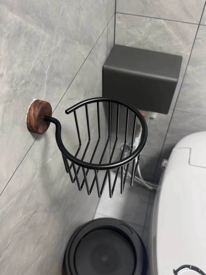 Solid Wood Tissue Holder No Dr - Home Bathroom Paper Towel Holder ulasan dan harga