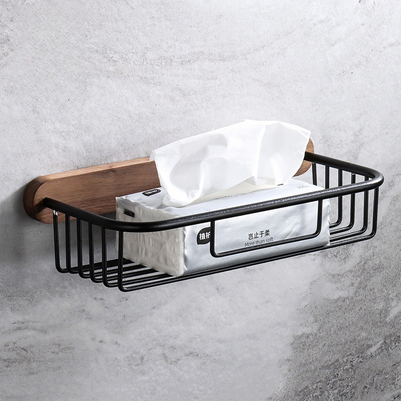 Solid Wood Tissue Holder No Dr - Home Bathroom Paper Towel Holder ulasan dan harga