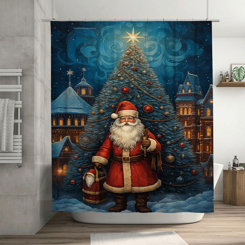 Tuniu Festive Santa Claus Bath - Home Decor Bathroom Ideas ulasan dan harga