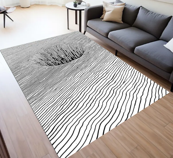 3D Illusion Area Rug with Vort - Home Bathroom Design Ideas ulasan dan harga