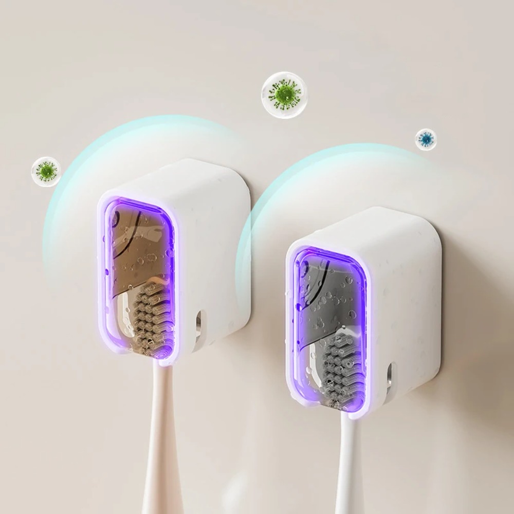 2PCS Toothbrush Holder Flip-to - Toothbrush Holder Set ulasan dan harga