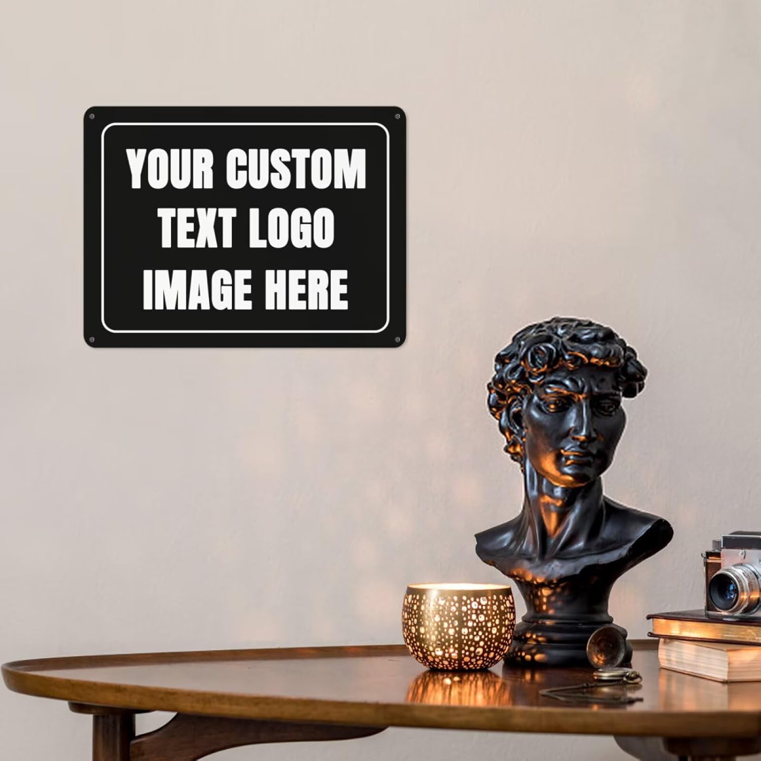 Custom Sign Personalized Metal - Home Bathroom Design ulasan dan harga