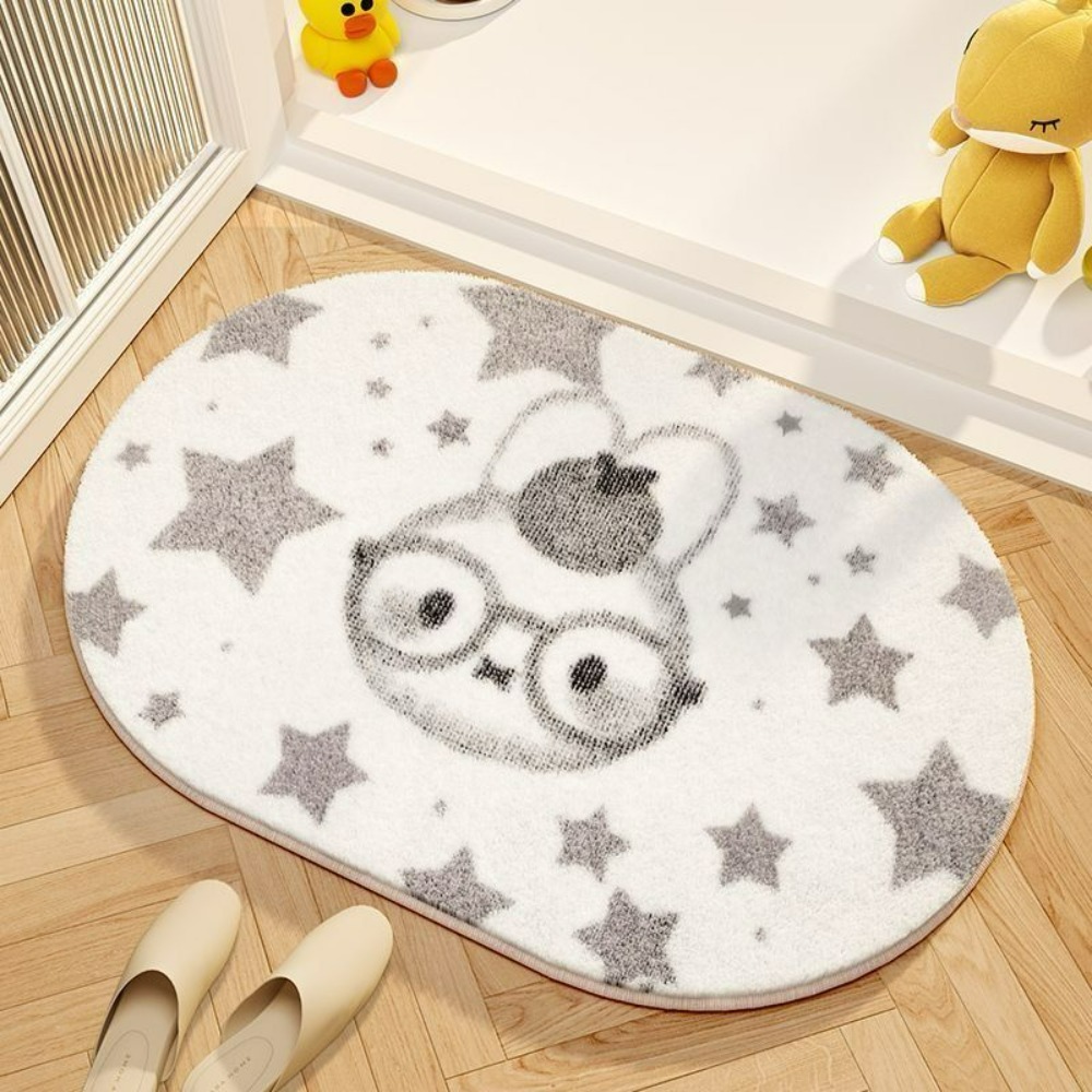 Miffy Cartoon Floor Mat Soft I - Home Bathroom Essentials ulasan dan harga