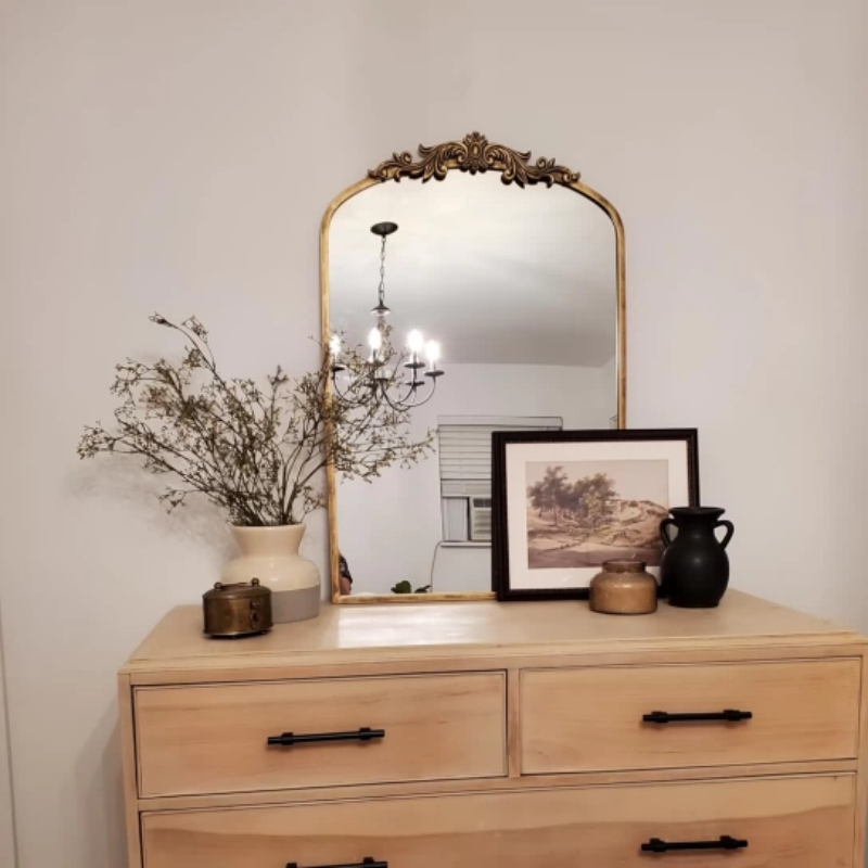 Dressing Table Luxury Mirror L - Home Living Bathroom Vanity ulasan dan harga