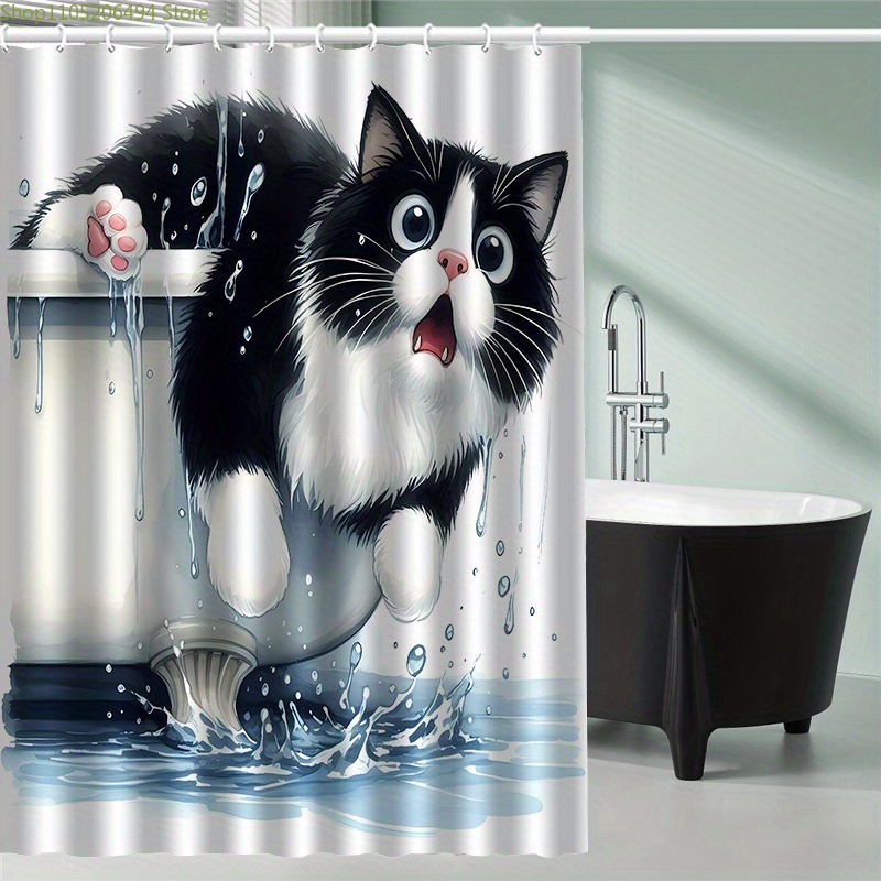 Funny Cat Jumping from Bathtub - Home Bathroom Design Ideas ulasan dan harga