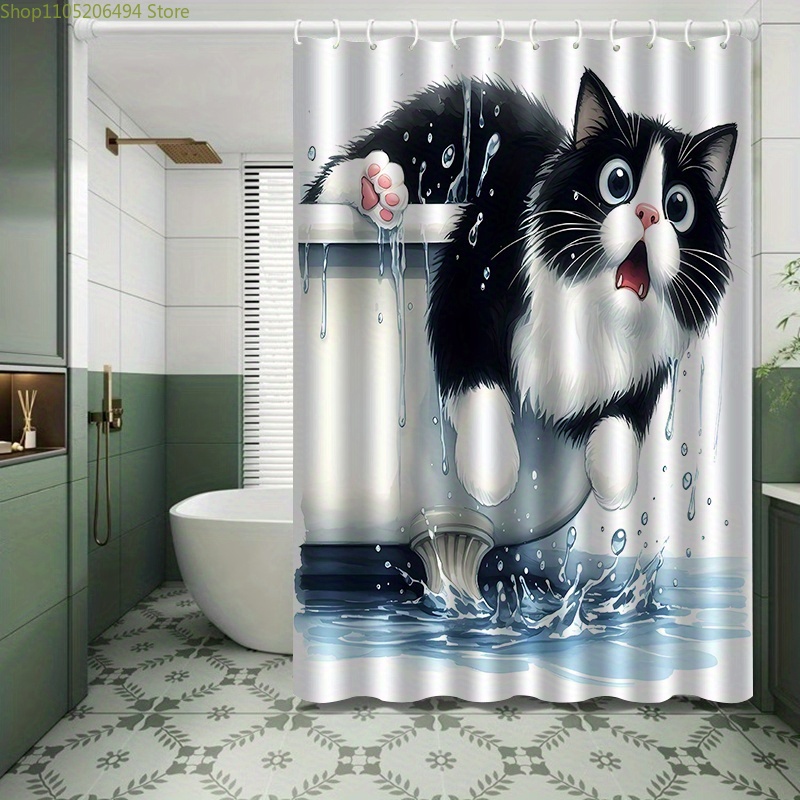 Funny Cat Jumping from Bathtub - Home Bathroom Design Ideas ulasan dan harga