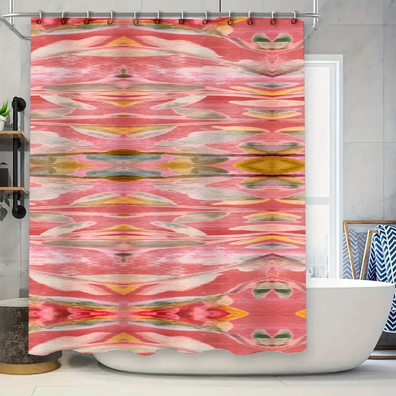 Abstract Watercolor Shower Cur - Home Bathroom Design Ideas ulasan dan harga