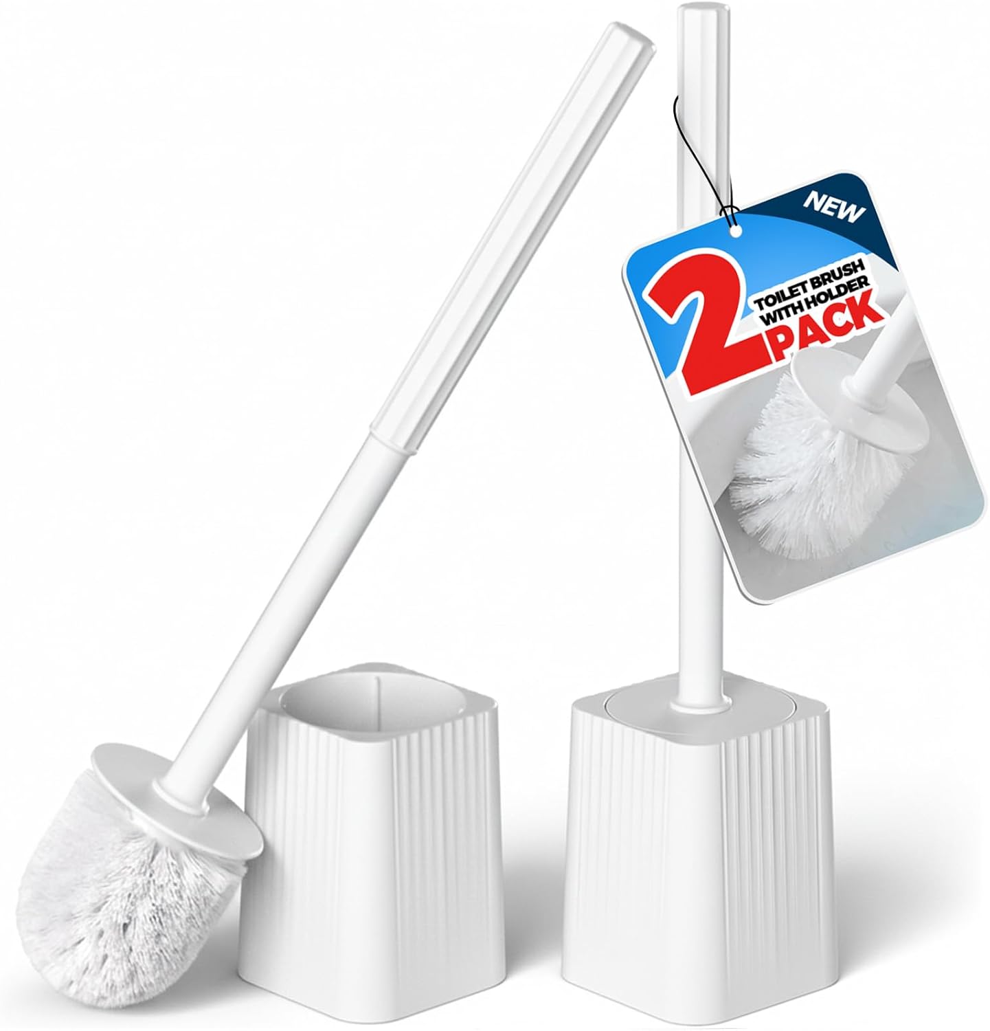 2Pack Toilet Bowl Brush and Ho - Home Bathroom Essentials ulasan dan harga