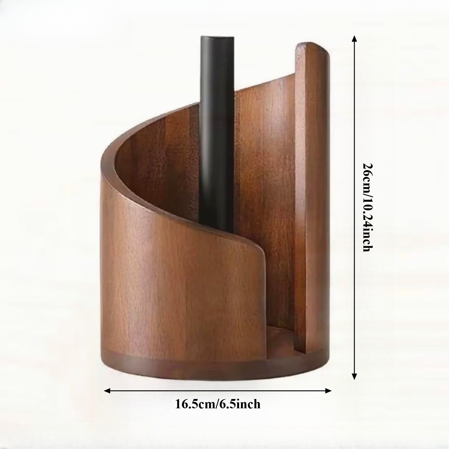 Natural Wood Kitchen Paper Tow - Home Bathroom Paper Towel Holder ulasan dan harga
