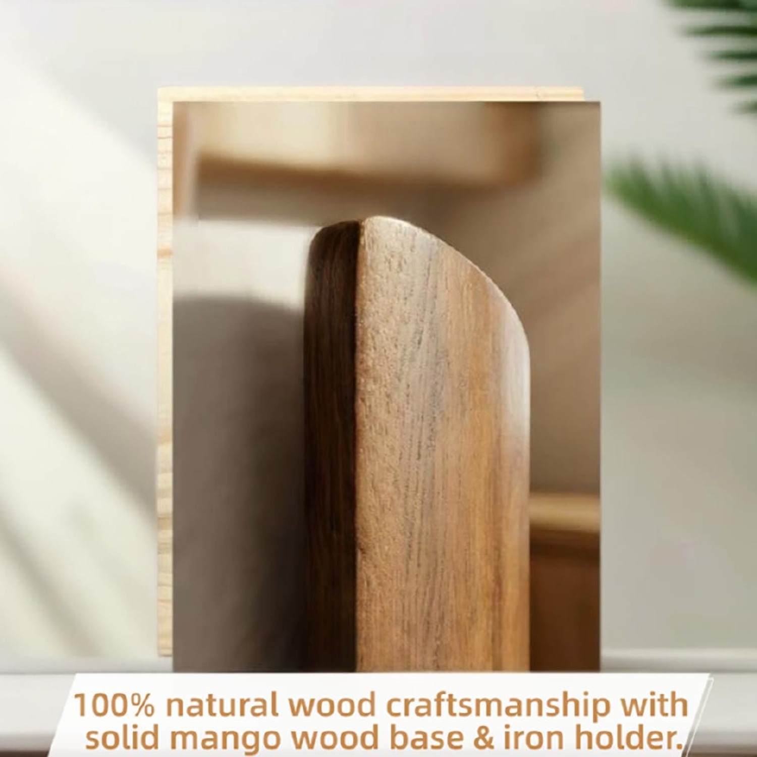 Natural Wood Kitchen Paper Tow - Home Bathroom Paper Towel Holder ulasan dan harga
