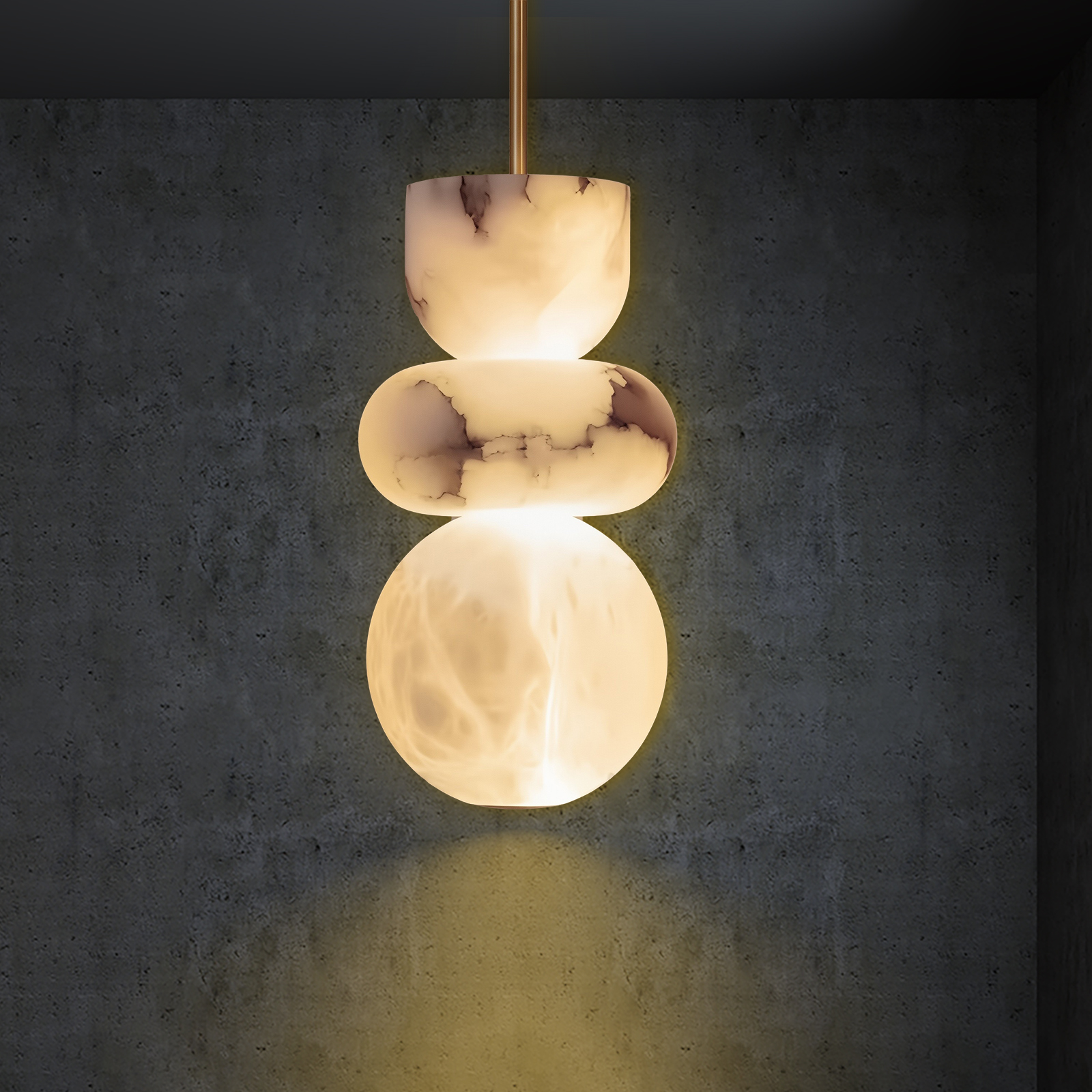 Modern LED Spanish Natural Mar - Home Bathroom Lighting Design ulasan dan harga