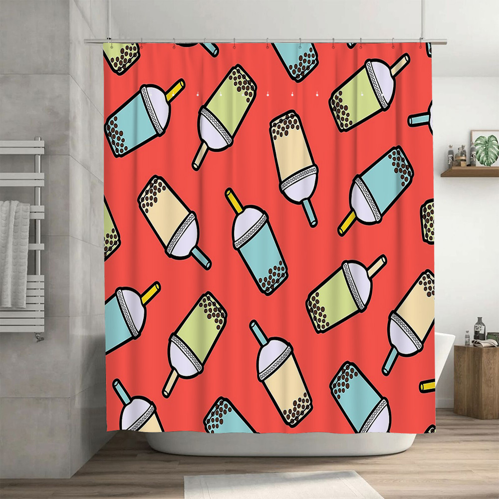 Unique Bubble Tea Shower Curta - Home Bathroom Design Ideas ulasan dan harga