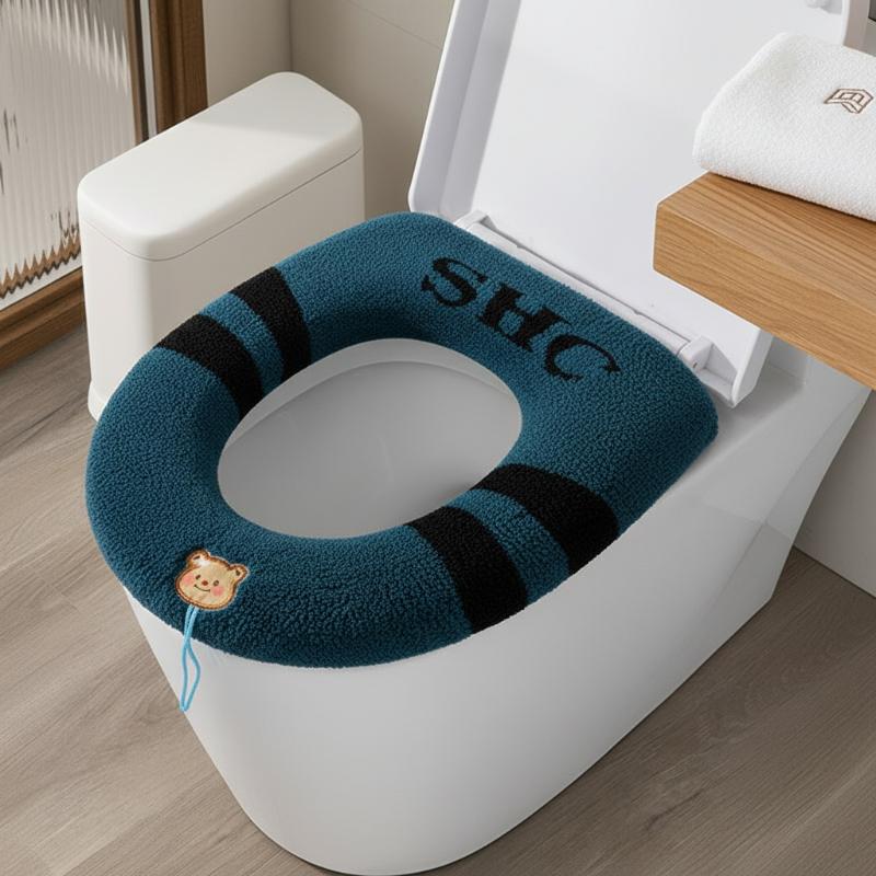 Soft Warm Toilet Seat Cover 1P - Home Bathroom Essentials ulasan dan harga