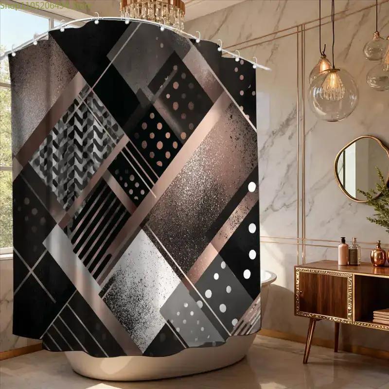 Modern Geometric Abstract Show - Home Bathroom Design Ideas ulasan dan harga