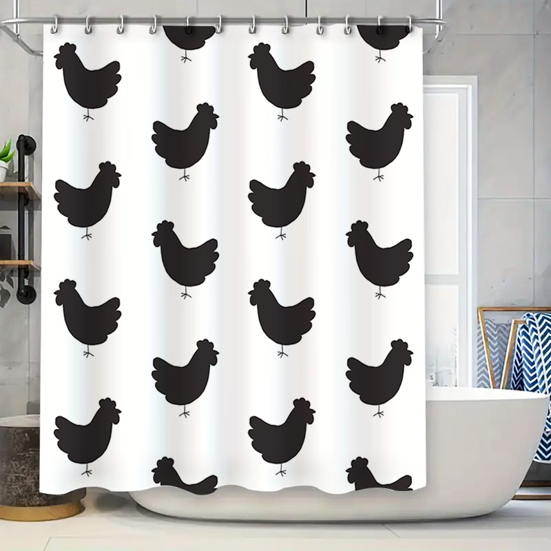 waterproof shower curtain feat - Home Bathroom Design Ideas ulasan dan harga