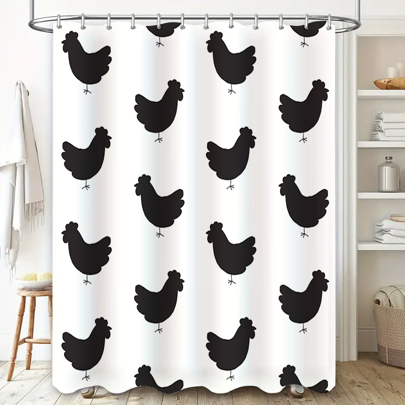 waterproof shower curtain feat - Home Bathroom Design Ideas ulasan dan harga