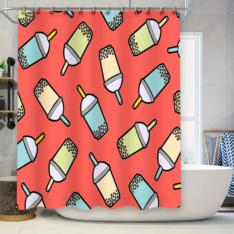 Unique Bubble Tea Shower Curta - Home Bathroom Design Ideas ulasan dan harga