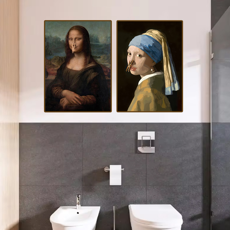 1pc Funny Abstract Bathroom To - Home Bathroom Design ulasan dan harga