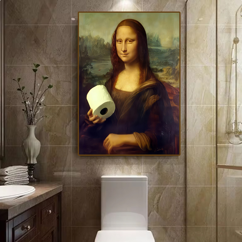 1pc Funny Abstract Bathroom To - Home Bathroom Design ulasan dan harga