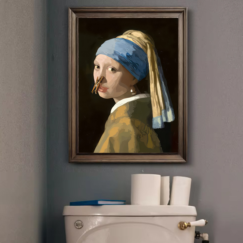 1pc Funny Abstract Bathroom To - Home Bathroom Design ulasan dan harga
