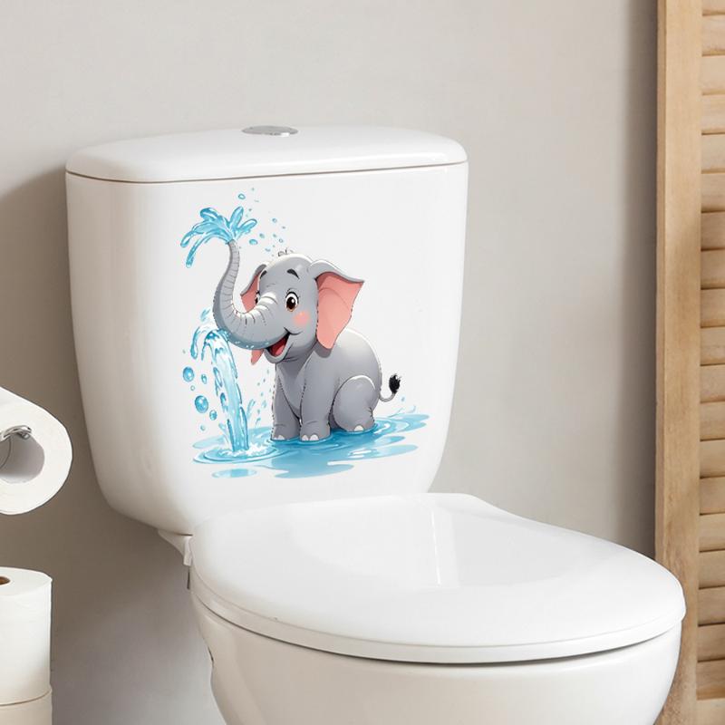 Ocean Themed Toilet Sticker Wa - Home Bathroom Design ulasan dan harga