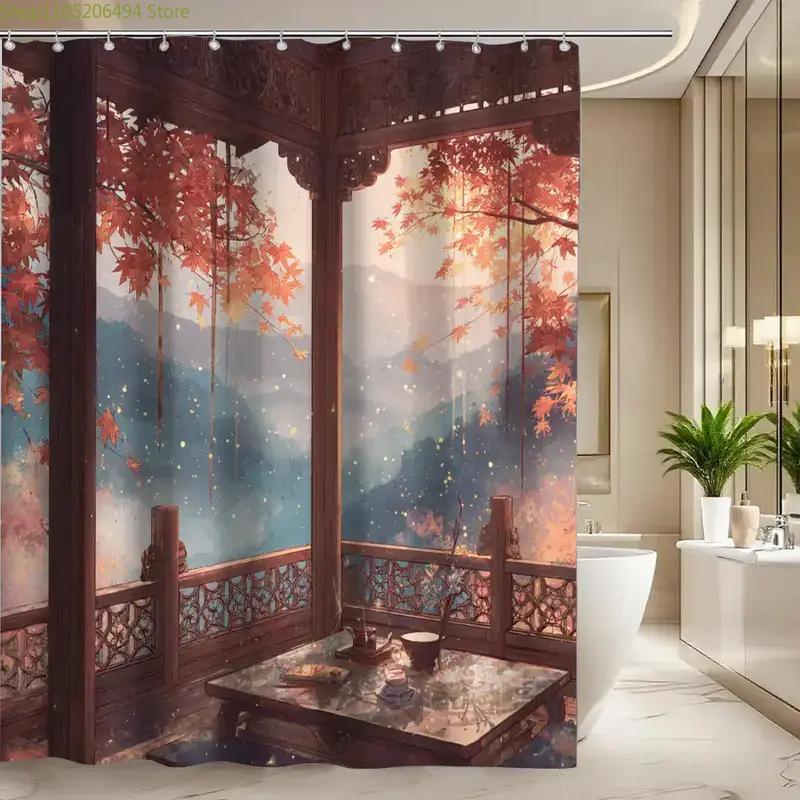Chinese Autumn Pavilion Shower - Home Bathroom Design Ideas ulasan dan harga