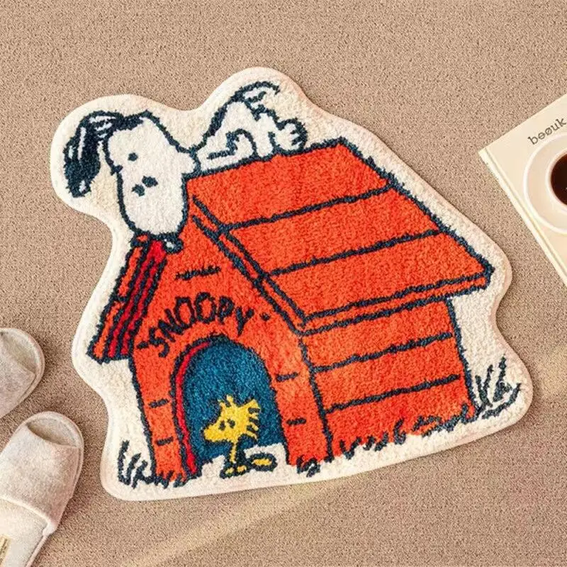 Cute Snoopy Cartoon Floor Mat  - Home Goods Bathroom Mats ulasan dan harga