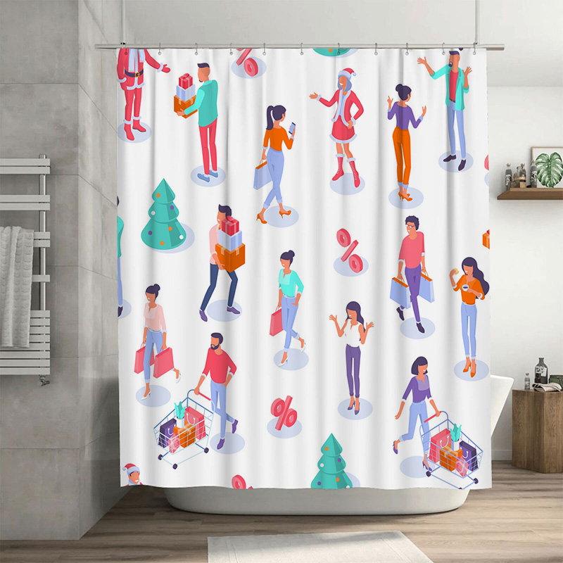 TU Shopping Lovers Shower Curt - Home Bathroom Design Ideas ulasan dan harga
