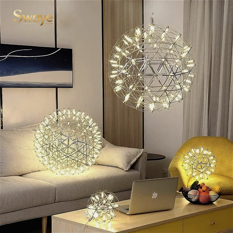 Nordic Modern LED Chandeliers  - Home Bathroom Lighting Design ulasan dan harga