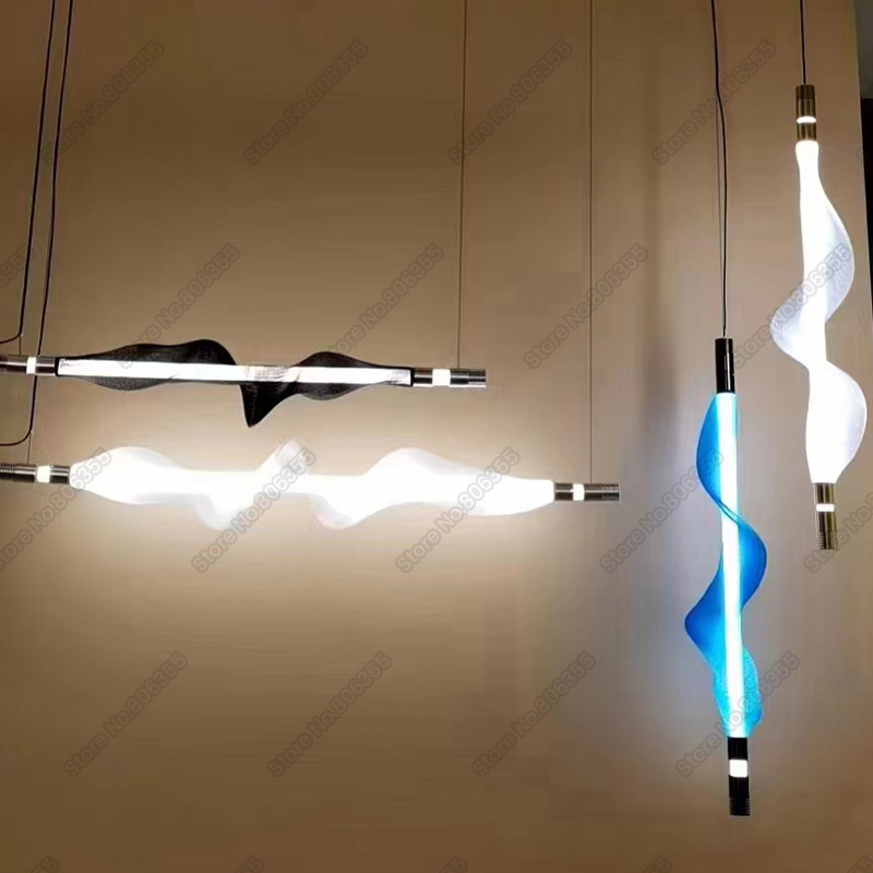 Modern Designer  LED Pendant L - Home Bathroom Lighting Design ulasan dan harga