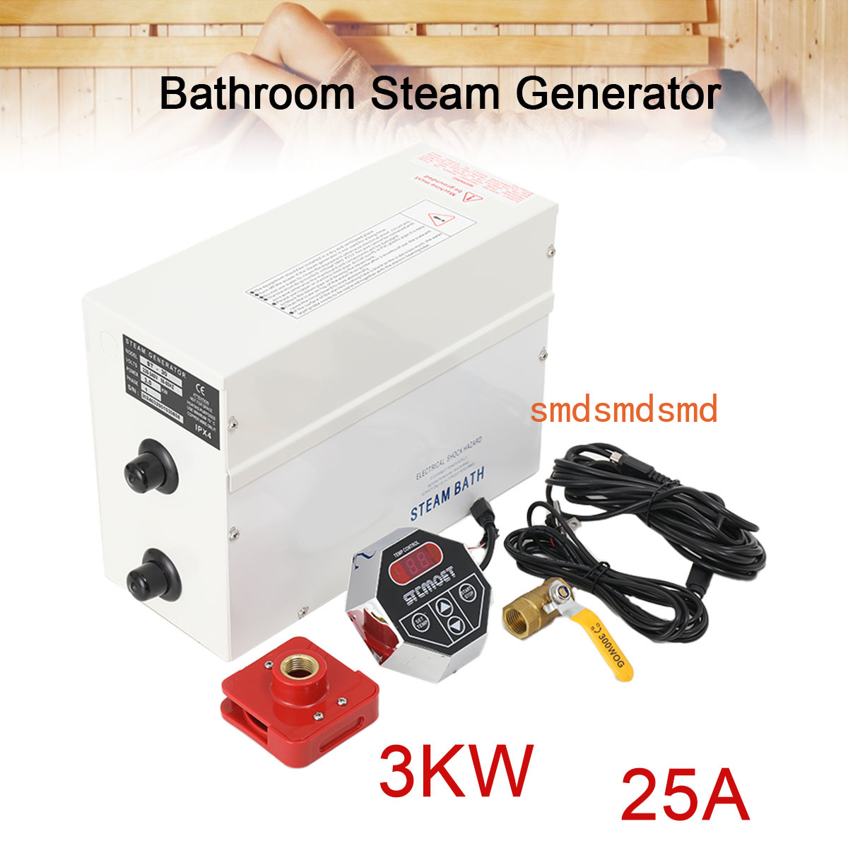 3KW Steam Generator Home Steam - Home Bathroom With Sauna ulasan dan harga