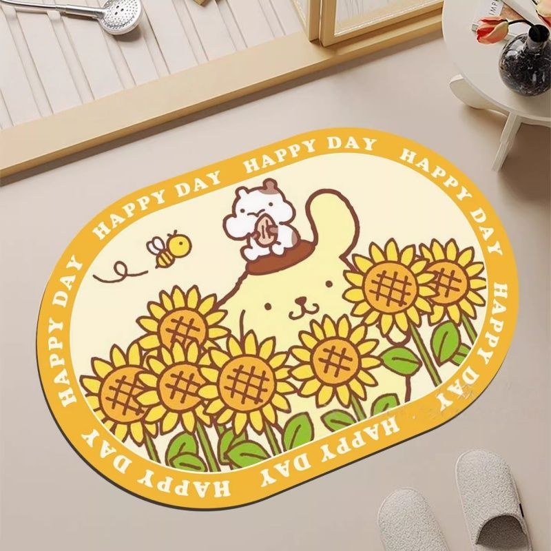 Pudding Dog Inspired Bath Mat  - Home Goods Bathroom Mats ulasan dan harga