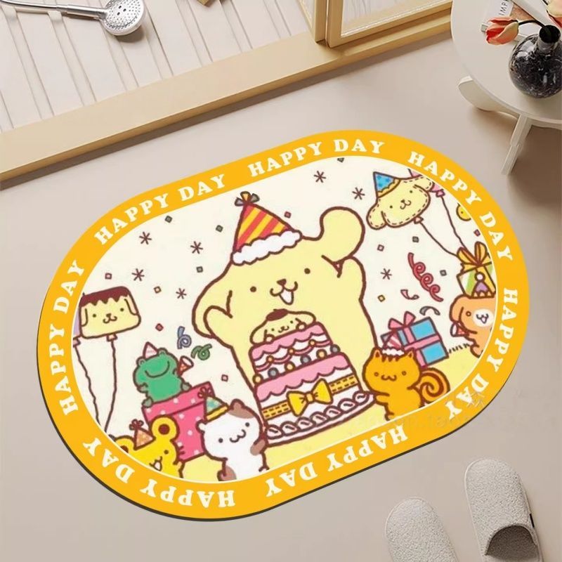 Pudding Dog Inspired Bath Mat  - Home Goods Bathroom Mats ulasan dan harga