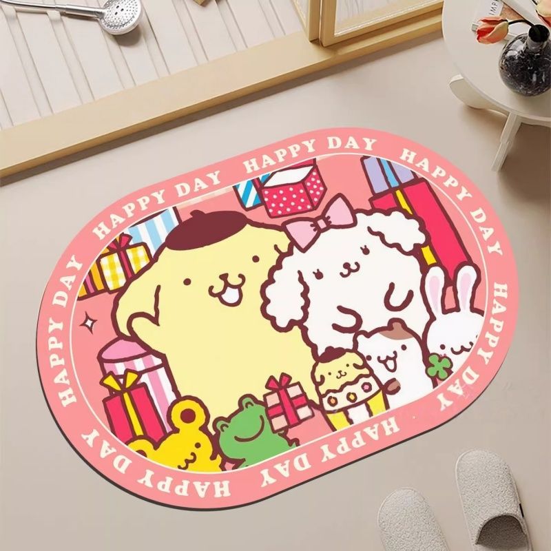 Pudding Dog Inspired Bath Mat  - Home Goods Bathroom Mats ulasan dan harga