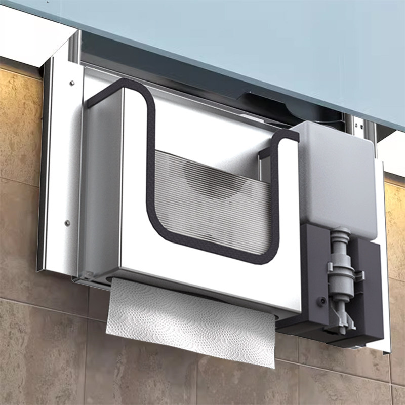 Stainless Steel Hidden Paper T - Home Bathroom Paper Towel Holder ulasan dan harga