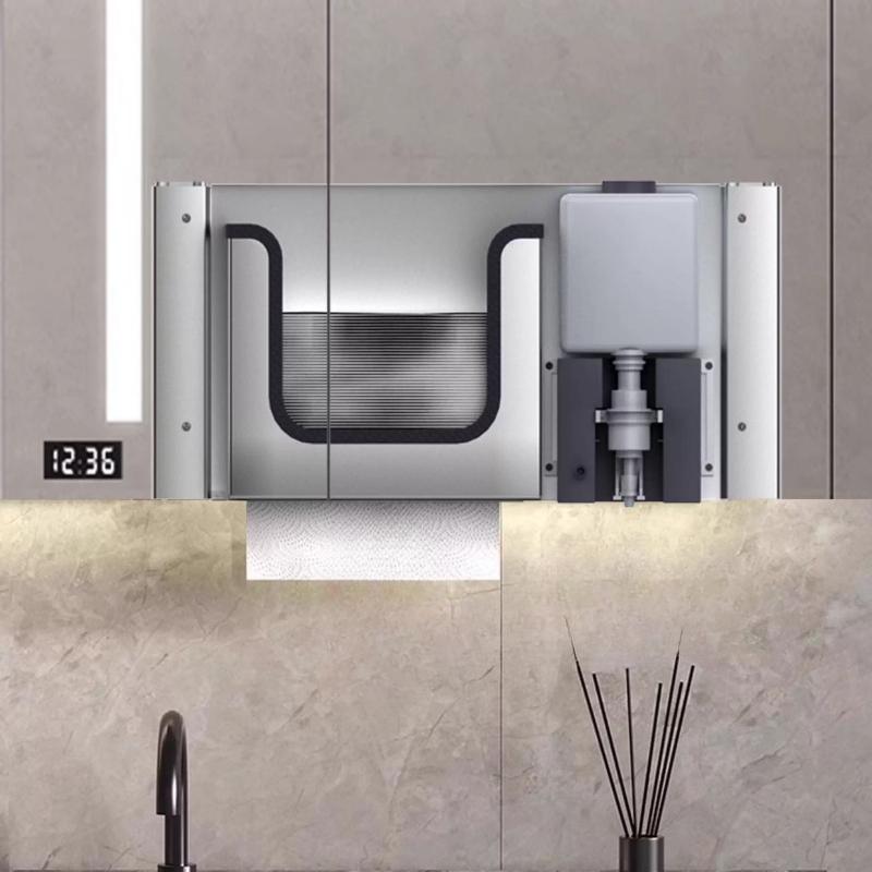 Stainless Steel Hidden Paper T - Home Bathroom Paper Towel Holder ulasan dan harga