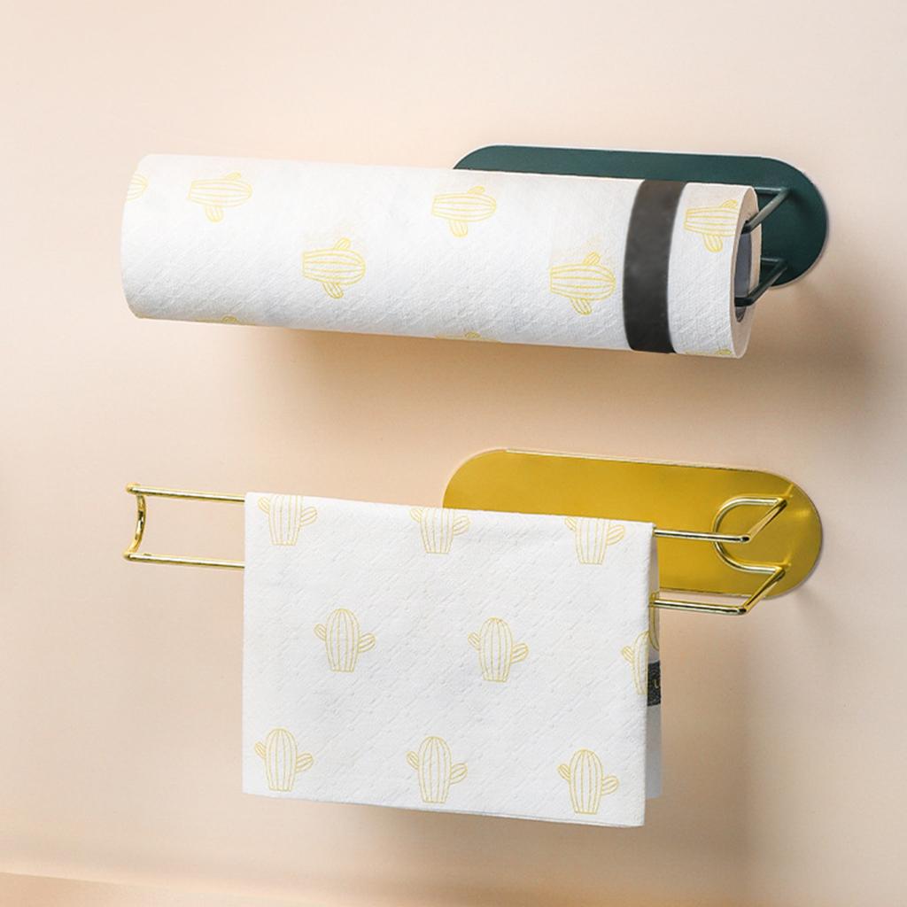 Wall Mounted Paper Holder Towe - Home Bathroom Paper Towel Holder ulasan dan harga