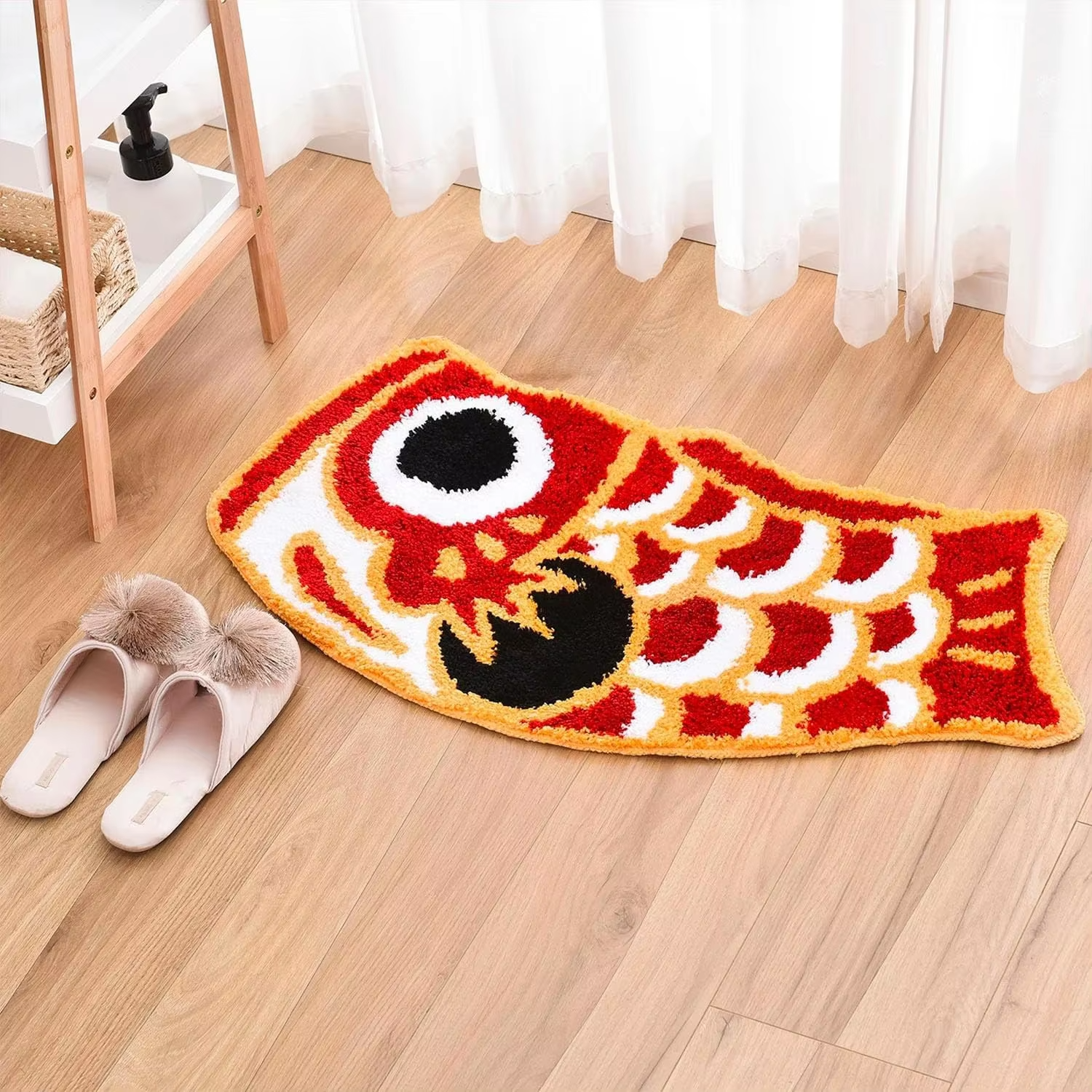 VIKAMA Auspicious Carp Carpet  - Home Goods Bathroom Mats ulasan dan harga